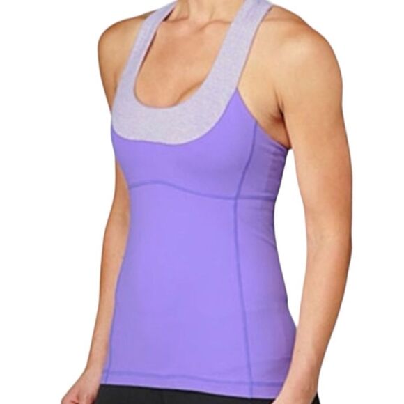 LuLulemon Athletic Top With Built in Bra Woman’s Size 4 - Picture 1 of 6